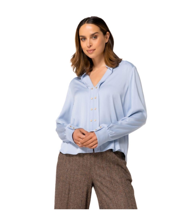 Caroline Biss Blouse viscose 27 Soft blue