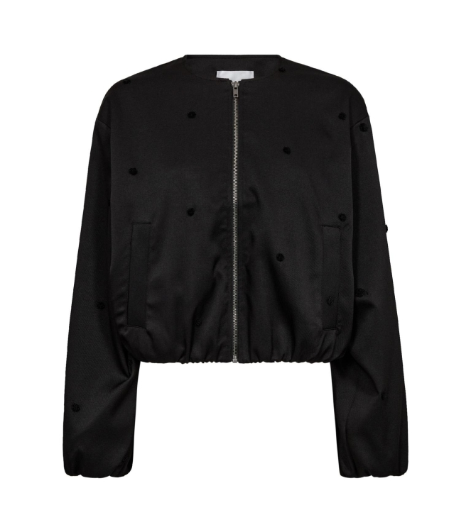 Co Couture CloverCC dot balloon jacket 96 Black