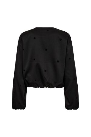 Co Couture CloverCC dot balloon jacket 96 Black