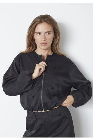 Co Couture CloverCC dot balloon jacket 96 Black