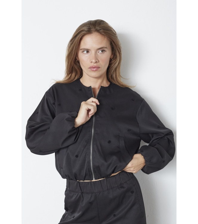 Co Couture CloverCC dot balloon jacket 96 Black