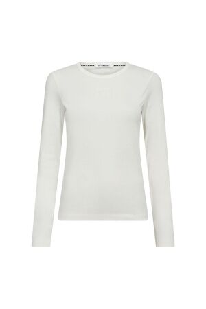 Co Couture GrannyCC embroidery ls tee 4000 White