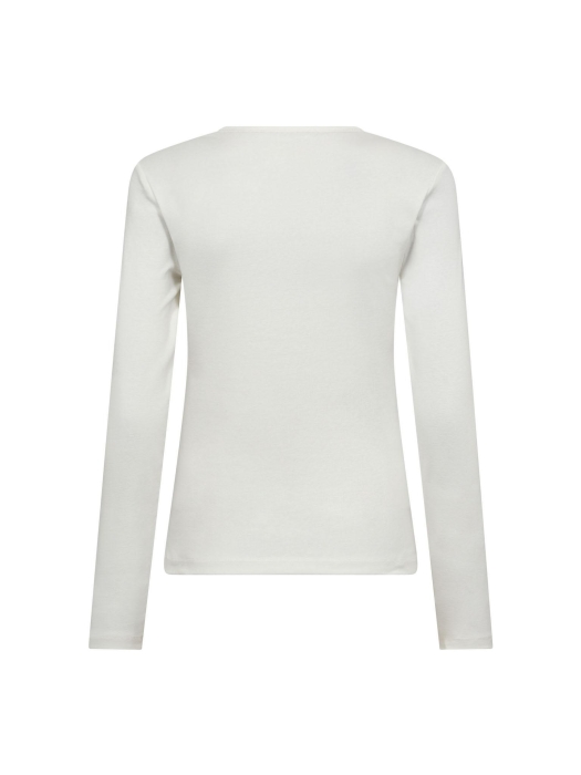Co Couture GrannyCC embroidery ls tee 4000 White