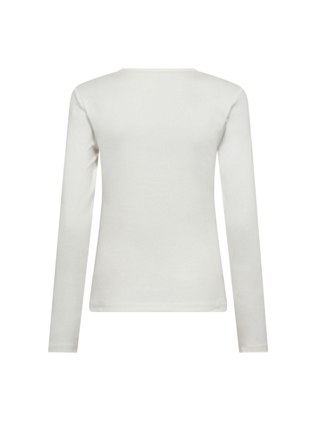 Co Couture GrannyCC embroidery ls tee 4000 White