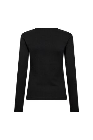 Co Couture GrannyCC embroidery ls tee 96 Black