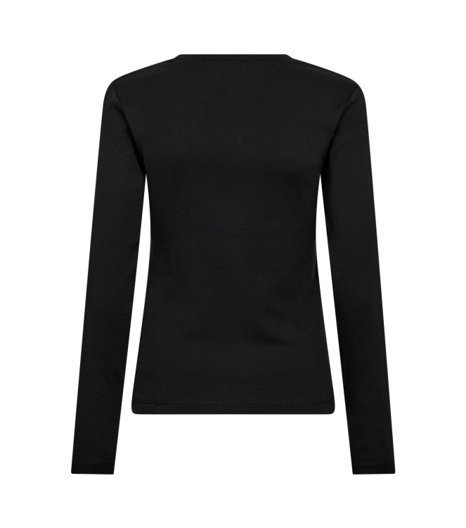 Co Couture GrannyCC embroidery ls tee 96 Black