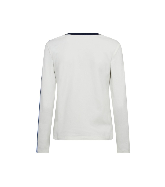 Co Couture EdgeCC sport ls tee 1117 Offwhite blue