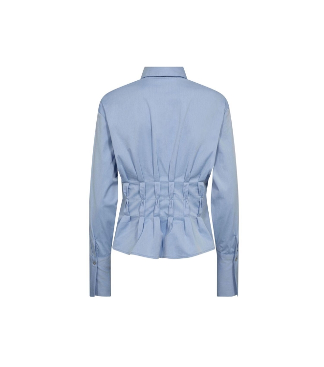 Co Couture PoppyCC pleat waist shirt 23 Pale blue