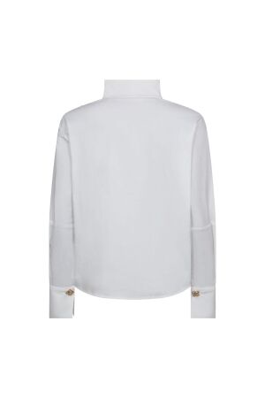 Co Couture SannaCC Asym Button blouse 4000 White