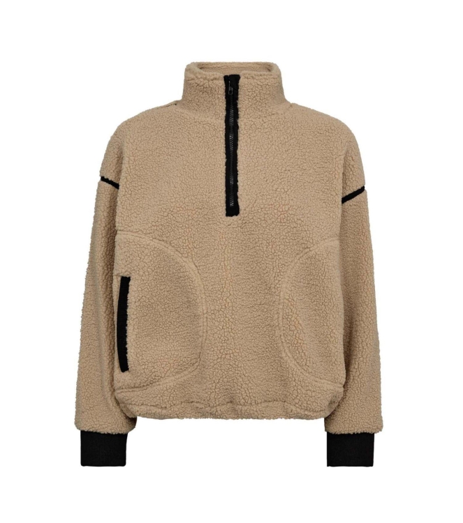 Co Couture adinCC fleece anorak 18 Sand