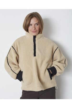 Co Couture adinCC fleece anorak 18 Sand