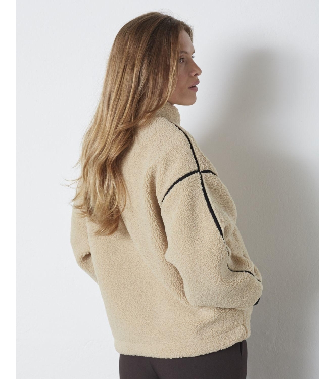 Co Couture adinCC fleece anorak 18 Sand
