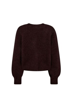 Co Couture CozyCC twist back knit 87 Winered