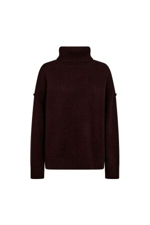 Co Couture MajaCC slit roll neck 87 Winered