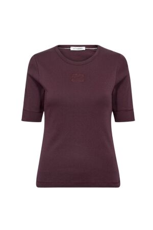 Co Couture GrannyCC embroidery ss tee 87 Winered