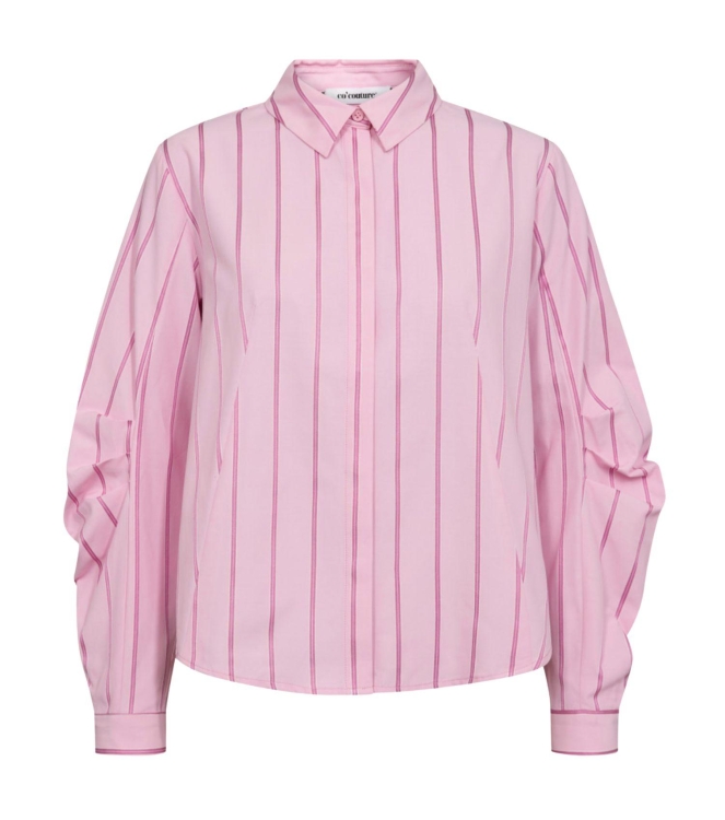 Co Couture RosalinaCC stripe shirt 4543 Pale pink
