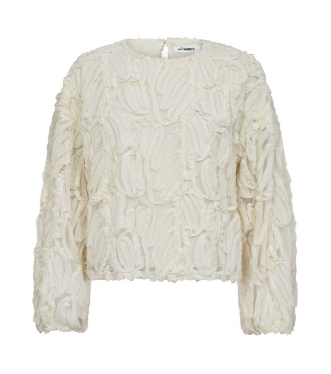 Co Couture ShaniaCC fluffy blouse 11 off white