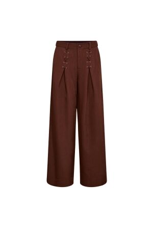 Co Couture LunaCC Eyelet wide pant 87 Winered