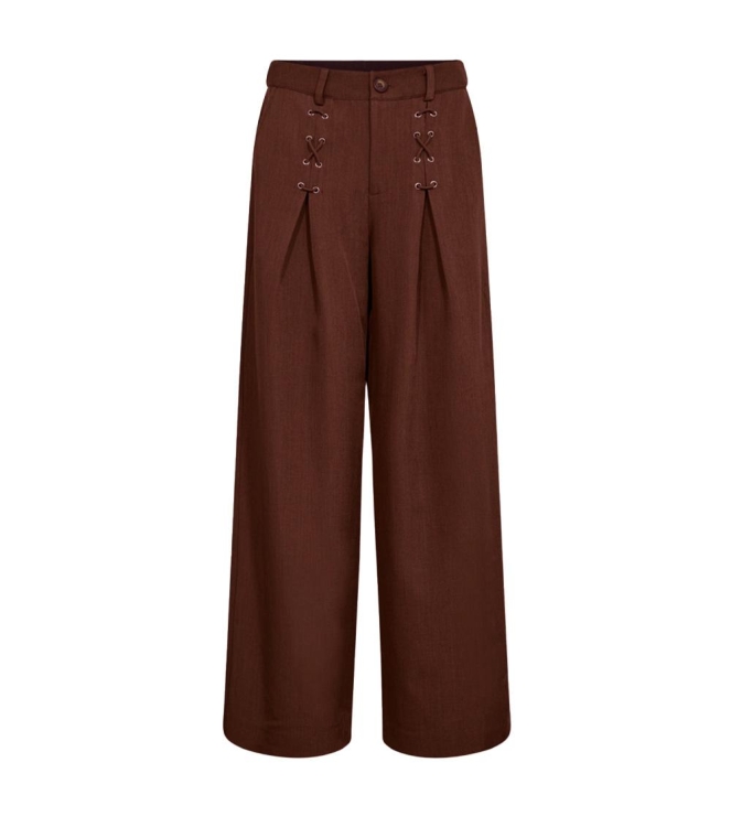 Co Couture LunaCC Eyelet wide pant 87 Winered