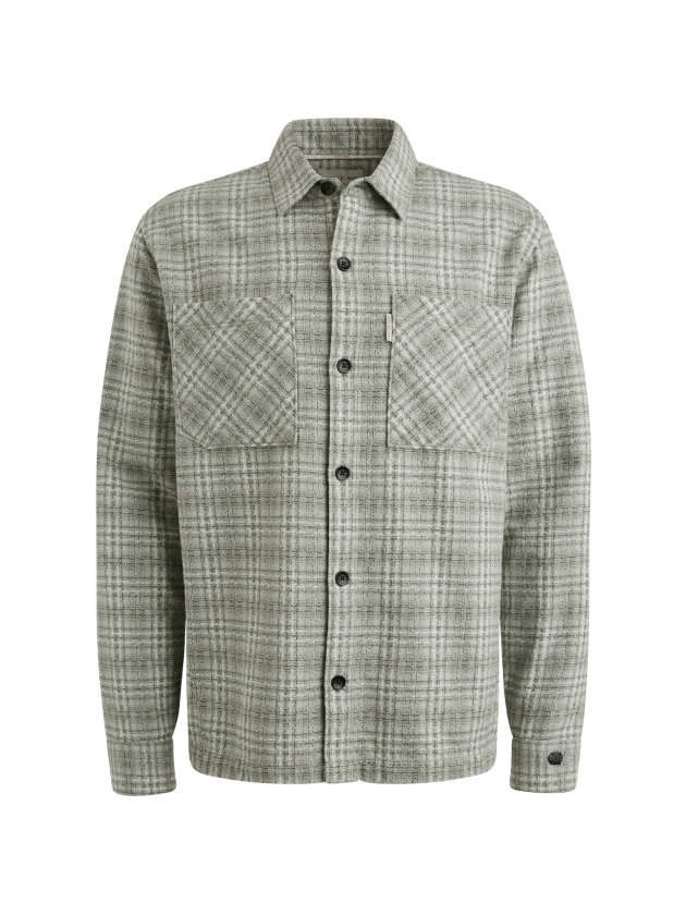 Cast Iron LONG SLEEVE SHIRT Dobby yarn dyed 9031 Drizzle
