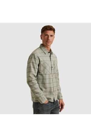 Cast Iron LONG SLEEVE SHIRT Dobby yarn dyed 9031 Drizzle
