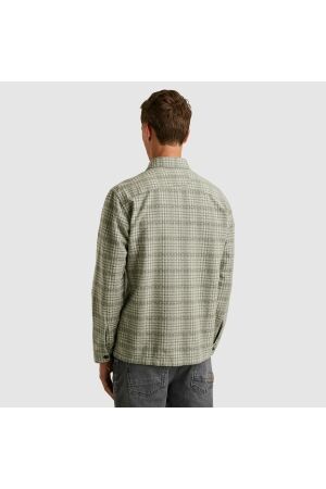 Cast Iron LONG SLEEVE SHIRT Dobby yarn dyed 9031 Drizzle