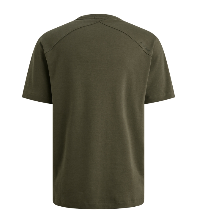 Cast Iron Short sleeve r-neck regular fit in 6513 Kambaba