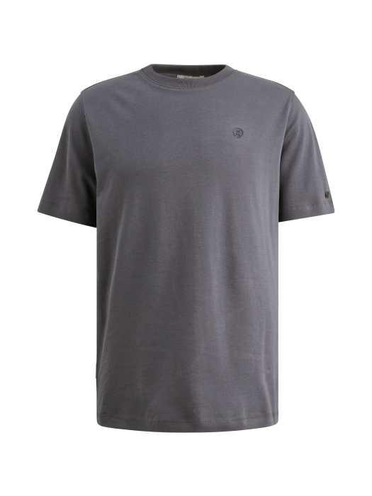 Cast Iron Short sleeve r-neck regular fit in 5277 Grisaille