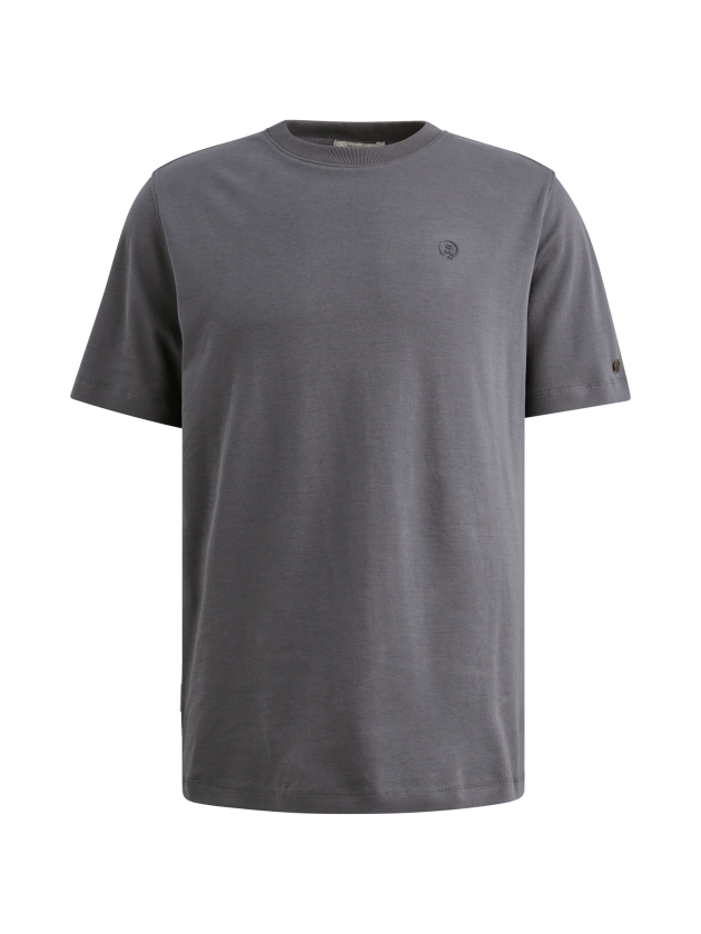 Cast Iron Short sleeve r-neck regular fit in 5277 Grisaille
