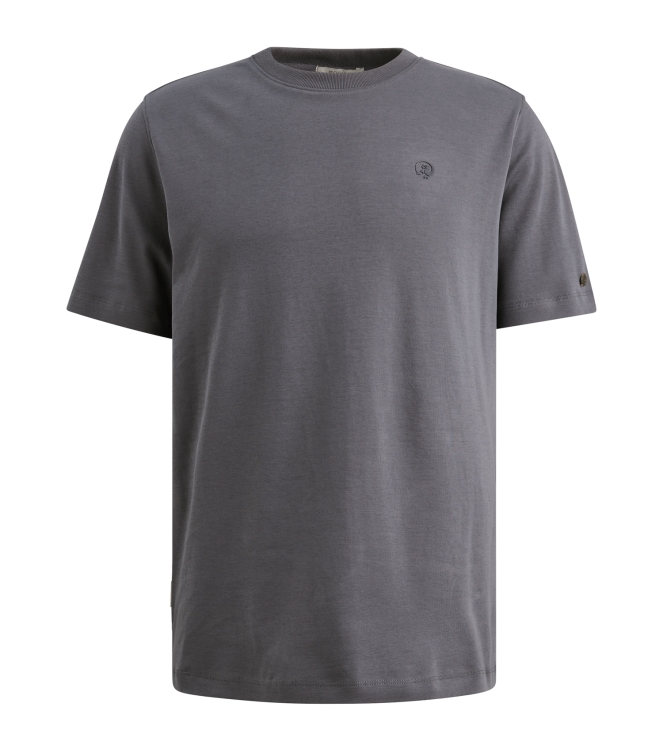 Cast Iron Short sleeve r-neck regular fit in 5277 Grisaille