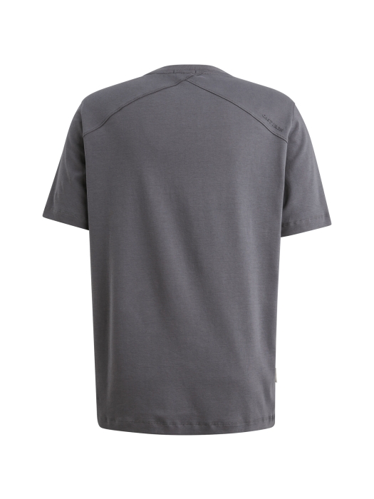 Cast Iron Short sleeve r-neck regular fit in 5277 Grisaille