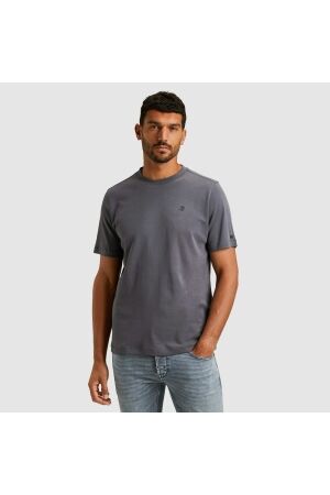 Cast Iron Short sleeve r-neck regular fit in 5277 Grisaille