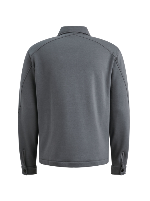 Cast Iron Button jacket interlock 5277 Grisaille