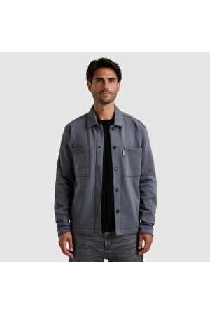 Cast Iron Button jacket interlock 5277 Grisaille