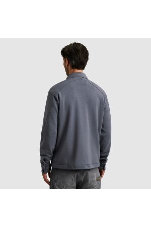 Cast Iron Button jacket interlock 5277 Grisaille