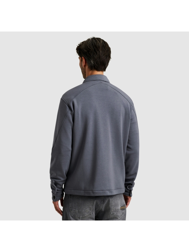 Cast Iron Button jacket interlock 5277 Grisaille
