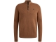 Vanguard Half zip collar gentleman's deal c 8122 Pecan brown