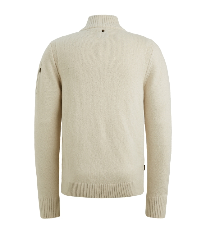 PME Legend Half zip collar soft blend 910 Bone white melee