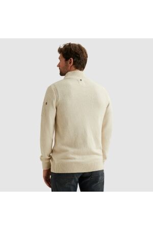 PME Legend Half zip collar soft blend 910 Bone white melee