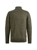 PME Legend Half zip collar soft blend 940 Mid grey melee