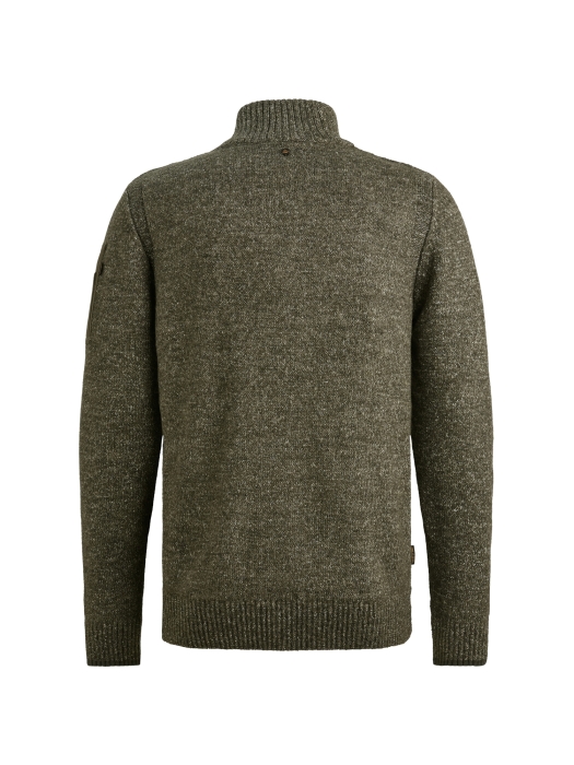 PME Legend Half zip collar soft blend 940 Mid grey melee