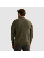 PME Legend Half zip collar soft blend 940 Mid grey melee