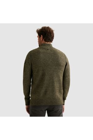 PME Legend Half zip collar soft blend 940 Mid grey melee