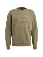 PME Legend Crewneck peach fleece gd 6389 Dusky green