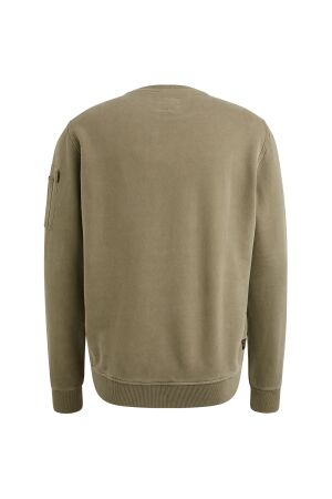 PME Legend Crewneck peach fleece gd 6389 Dusky green