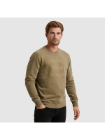 PME Legend Crewneck peach fleece gd 6389 Dusky green