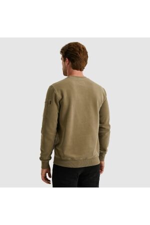 PME Legend Crewneck peach fleece gd 6389 Dusky green