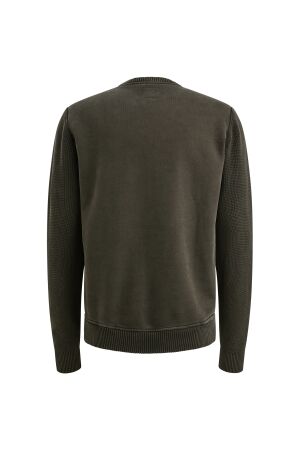 PME Legend Crewneck sweat knit combination 9703 Dark grey