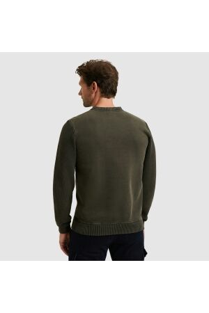 PME Legend Crewneck sweat knit combination 9703 Dark grey