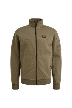 PME Legend Zip jacket jacquard interlock swea 6389 Dusky green